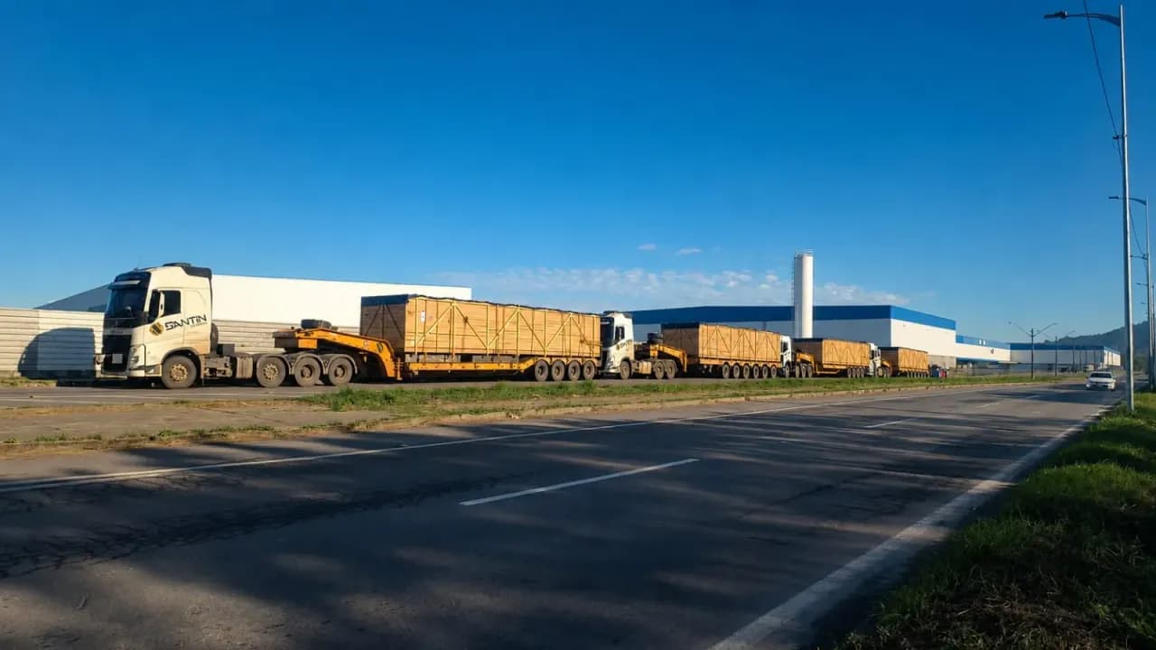 Transporte em rodovia capixaba