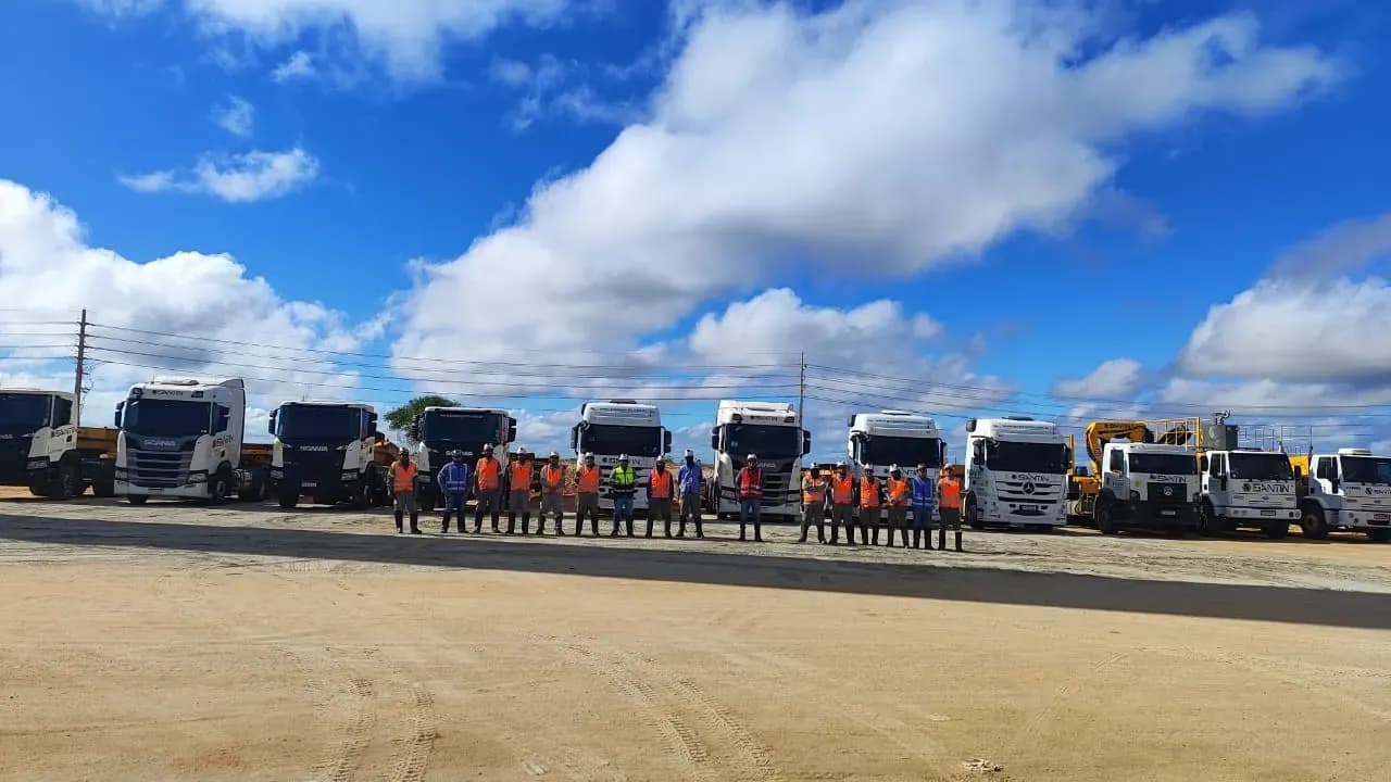 Equipe e frota do projeto