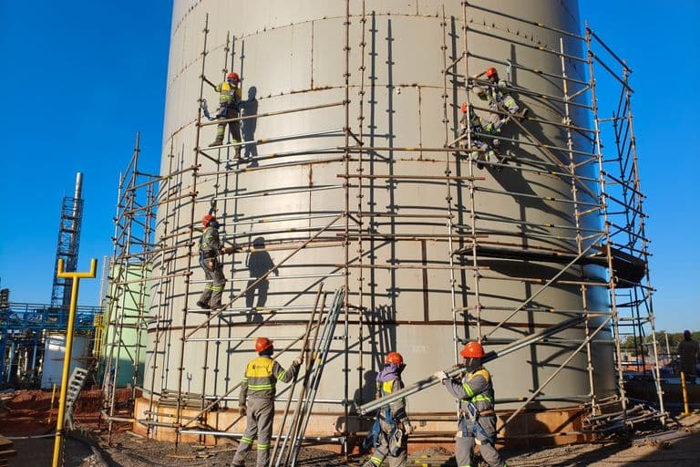 36 tanques industriais do Projeto H+ da LWART em Lençóis Paulista