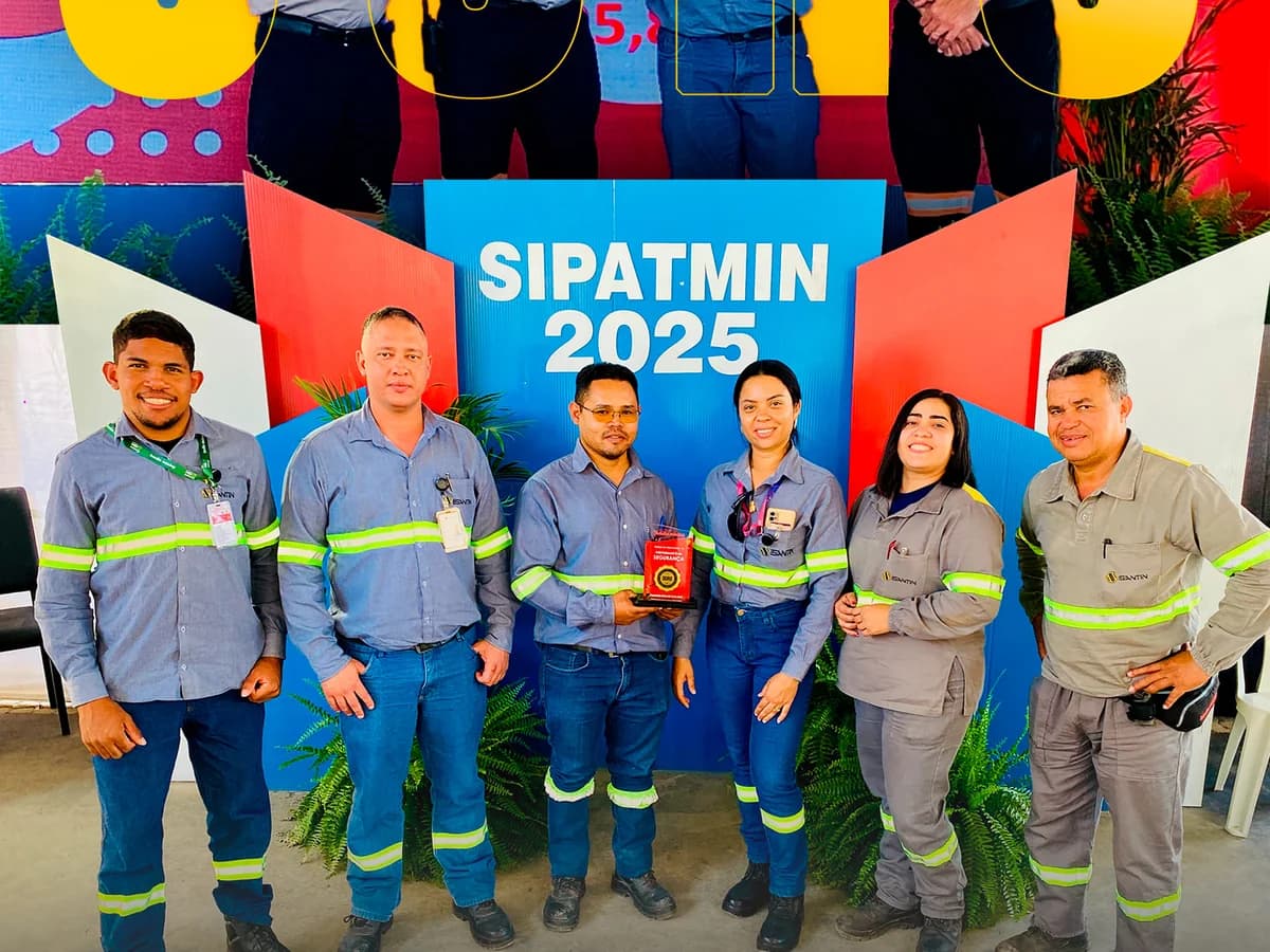 Certificado Empresa Ouro no SIPATMIN concedido pela Lundin Mining