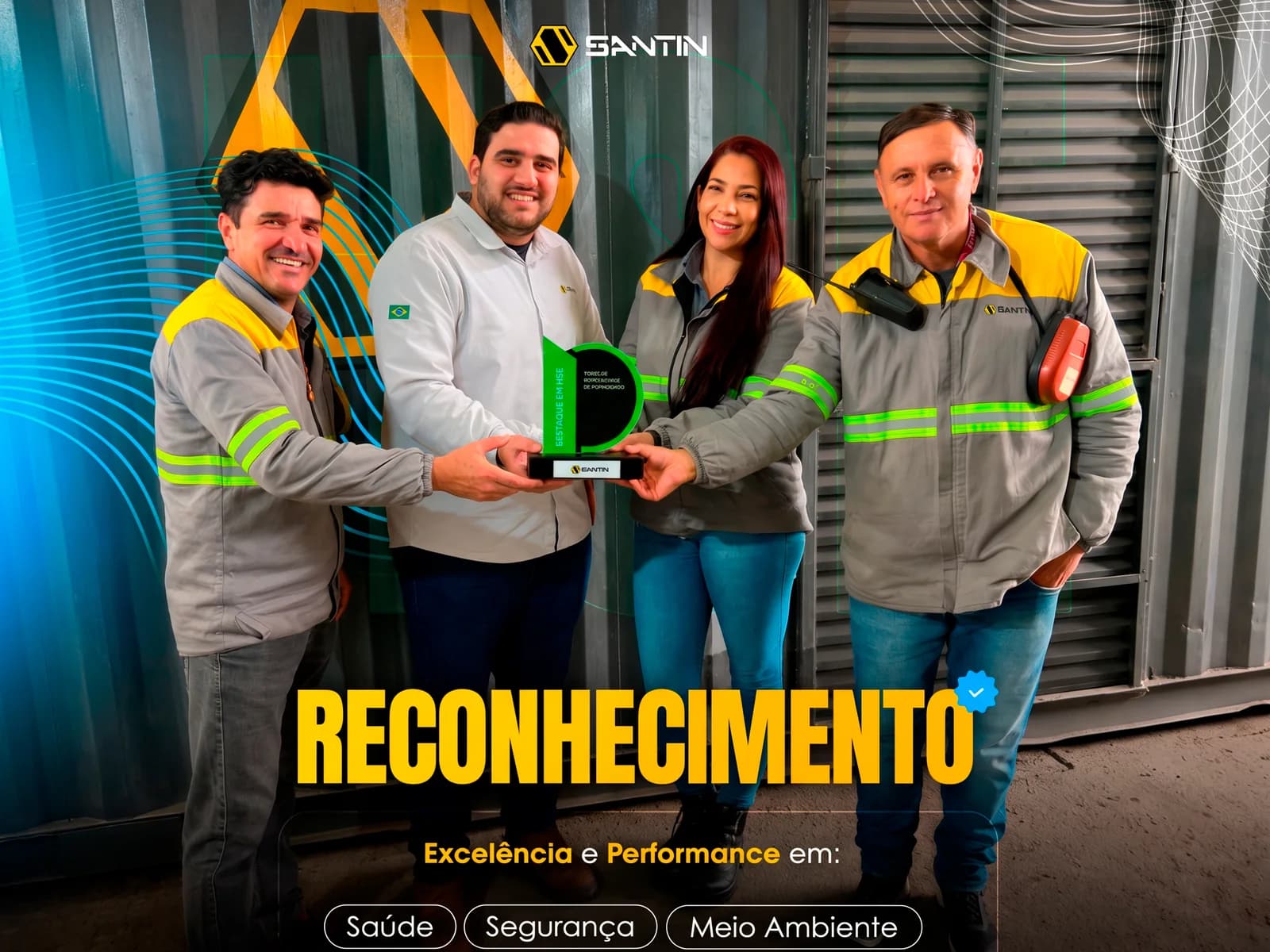 Certificado de Destaque HSE concedido por Valmet e Klabin